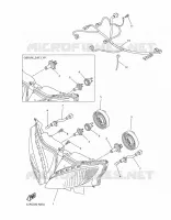 PHARE  pour Yamaha FAZER ABS 2015