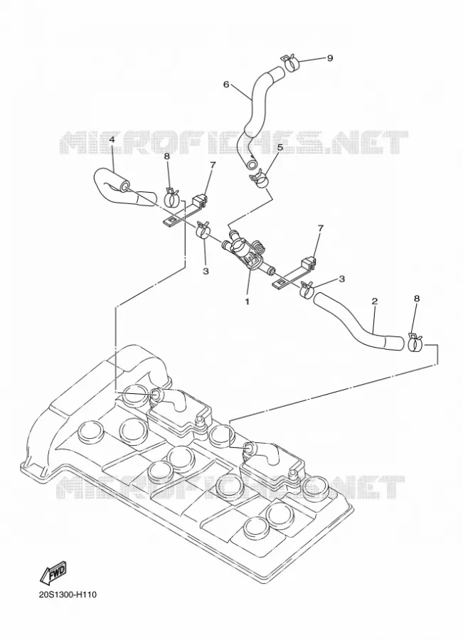 SYSTÈME D'ADMISSION D'AIR AIS Yamaha MOTO 600 2015 XJ6  XJ6F