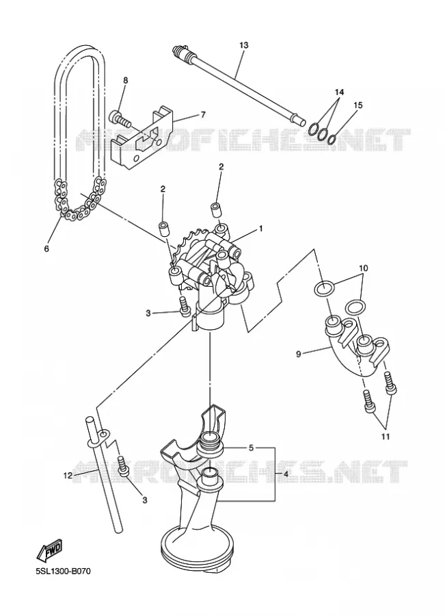 POMPE A HUILE Yamaha MOTO 600 2015 XJ6  XJ6FA