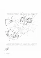 CARENAGES 1  pour Yamaha AEROX 2015