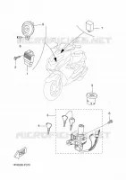PARTIE ELECTRIQUE 1 pour Yamaha AEROX 2015