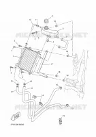 RADIATEUR / DURITES pour Yamaha AEROX 2015