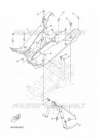 SUPPORT / REPOSE PIEDS pour Yamaha AEROX 2015
