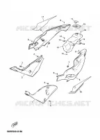 COUVERCLE LATERAL pour Yamaha TZR 2010