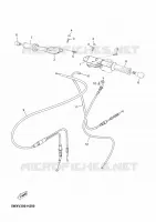 GUIDON ET CABLES pour Yamaha TZR 2010