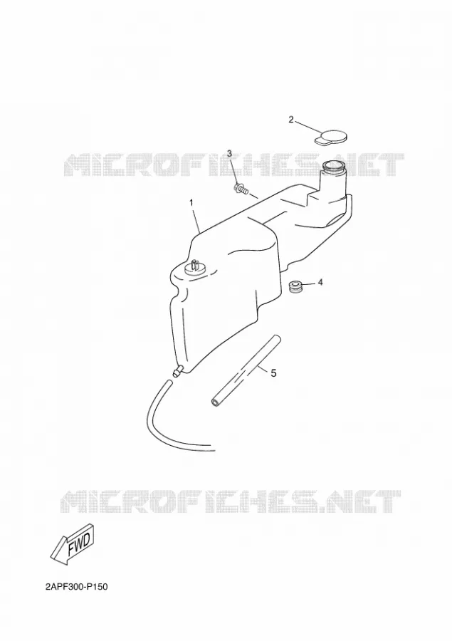 RESERVOIR D'HUILE Yamaha SCOOTER 50 2016 NEOS  YN50