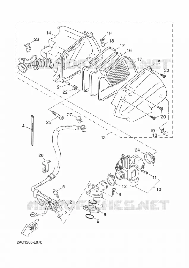 ADMISSION Yamaha SCOOTER 50 2015 NEOS 4T UBS  YN50FU