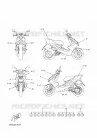 EMBLEME pour Yamaha AEROX 2011