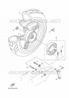 ROUE ARRIERE pour Yamaha XENTER 2014