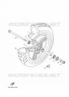 ROUE AVANT pour Yamaha XENTER 2014