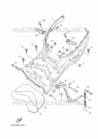 SUPPORT / REPOSE PIEDS pour Yamaha XENTER 2014