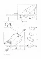 SELLE pour Yamaha MT ABS 2015