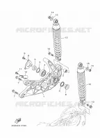 BRAS OSCILLANT / AMORTISSEUR pour Yamaha TRICITY ABS 2015