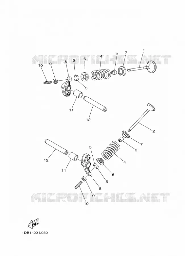 SOUPAPE Yamaha SCOOTER 125 2015 TRICITY ABS  MW125ATRICITY