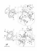 ETRIER DE FREIN AVANT pour Yamaha TRICITY ABS 2015
