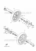 ROUE AVANT pour Yamaha TRICITY ABS 2015