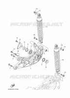 BRAS OSCILLANT / AMORTISSEUR pour Yamaha TRYPTIK ABS 2015