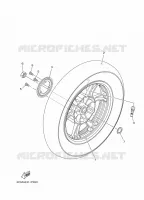 ROUE ARRIERE pour Yamaha TRYPTIK ABS 2015