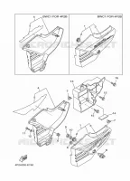 COUVERCLE LATERAL pour Yamaha YBR 2011