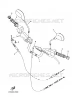 GUIDON ET CABLES pour Yamaha YBR 2011