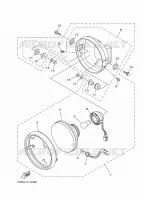 PHARE  2 pour Yamaha YBR 2011