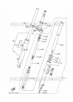 FOURCHE 2 pour Yamaha YBR 2011