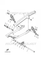 BRAS OSCILLANT / AMORTISSEUR pour Yamaha YBR 2011