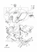 RESERVOIR A ESSENCE pour Yamaha YBR 2011
