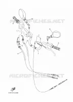 GUIDON ET CABLES pour Yamaha YBR 2014