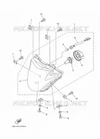 PHARE  pour Yamaha YBR 2014