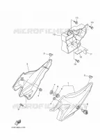 COUVERCLE LATERAL pour Yamaha YBR 2010