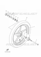 ROUE AVANT pour Yamaha YBR 2010