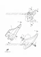 COUVERCLE LATERAL pour Yamaha YBR 2010