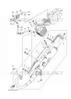 ECHAPPEMENT pour Yamaha YBR 2010