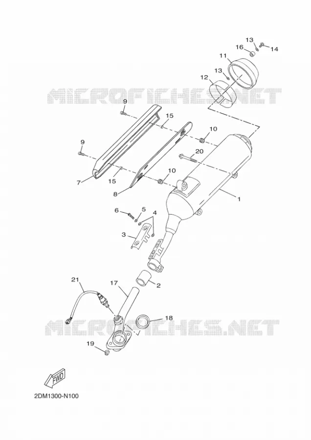 ECHAPPEMENT Yamaha SCOOTER 125 2016 XMAX  YP125R