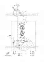 RESERVOIR A ESSENCE pour Yamaha XMAX 2015