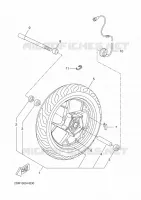 ROUE AVANT pour Yamaha XMAX 2015