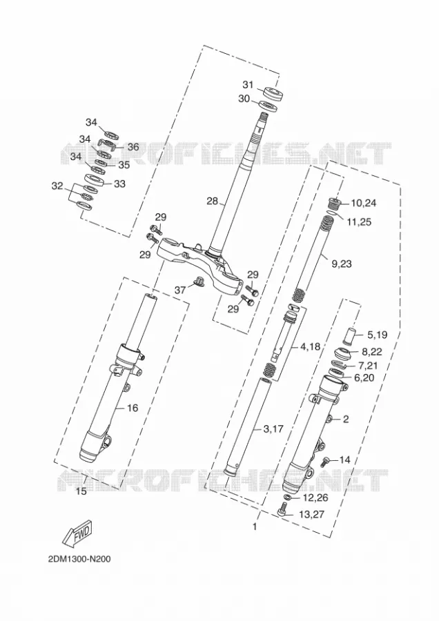 DIRECTION Yamaha SCOOTER 125 2015 EVOLIS  YP125R
