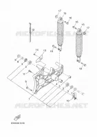 BRAS OSCILLANT / AMORTISSEUR pour Yamaha XMAX 2016