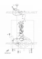 RESERVOIR A ESSENCE pour Yamaha XMAX 2016