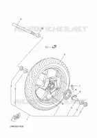 ROUE AVANT pour Yamaha XMAX 2016