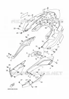 COUVERCLE LATERAL pour Yamaha XMAX 2016