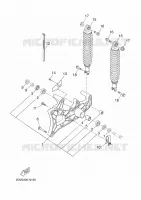 BRAS OSCILLANT / AMORTISSEUR pour Yamaha XMAX ABS 2015
