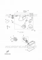 PARTIE ELECTRIQUE 1 pour Yamaha XMAX ABS 2015