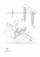BRAS OSCILLANT / AMORTISSEUR pour Yamaha EVOLIS 2015