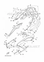 COUVERCLE LATERAL pour Yamaha EVOLIS 2015