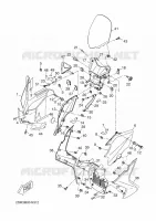 PARE BRISE pour Yamaha EVOLIS 2015