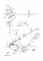 RADIATEUR / DURITES pour Yamaha EVOLIS 2015