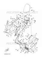 PARE BRISE pour Yamaha EVOLIS 2015