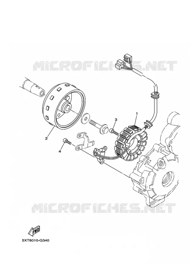 ALLUMAGE Yamaha MOTO 250 2015 XT  XT250